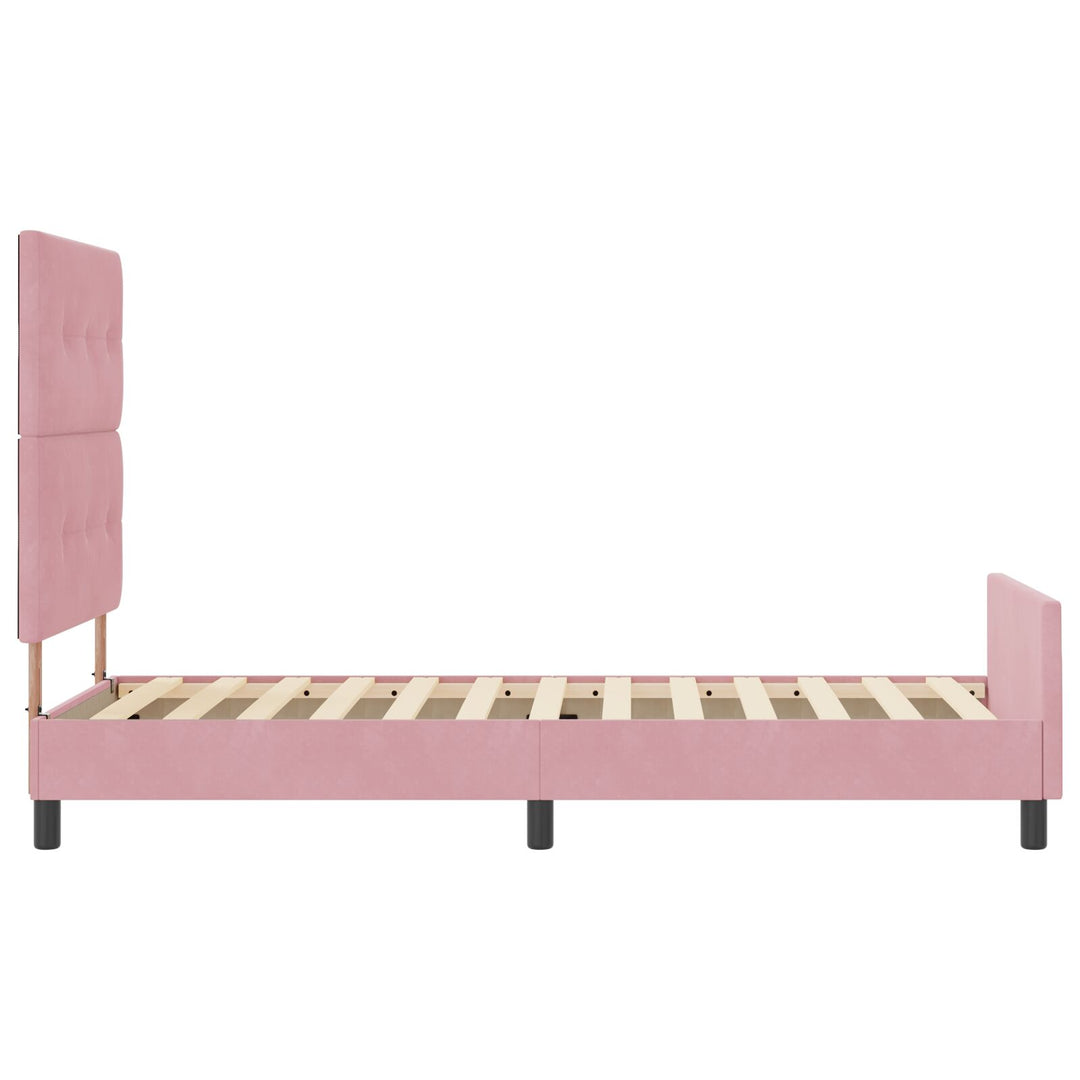 Sengestel Pink 100x200 cm Fløjl