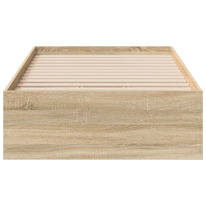 Sengestel Sonoma Eg 90x190 cm Konstrueret træ