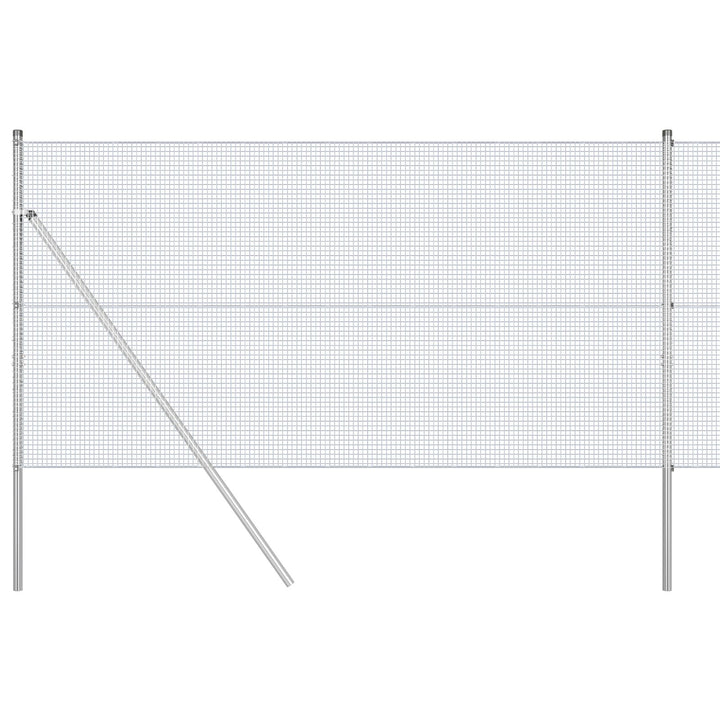 Veldet Trådhegn med 13 Stolper 1.4x50 m Galvaniseret Stål