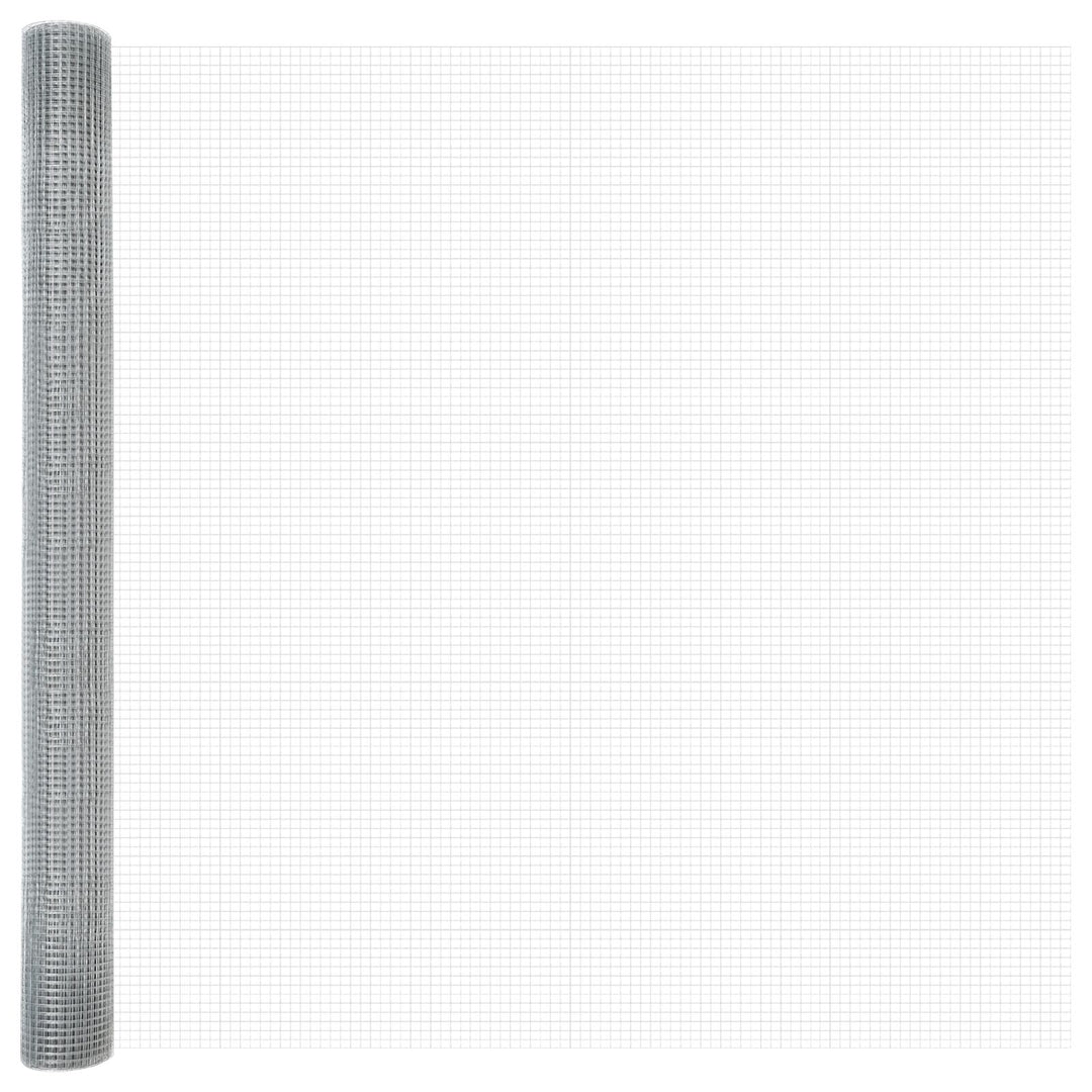 Weldet Trådgitter med 13 flanged posts 1,6x25 m galvaniseret stål