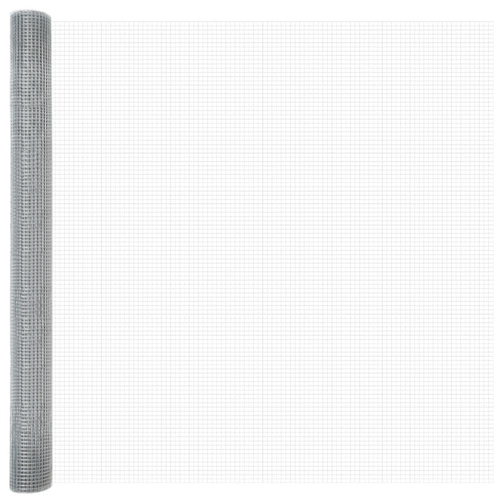 Weldet Trådgitter med 13 flanged posts 1,6x25 m galvaniseret stål
