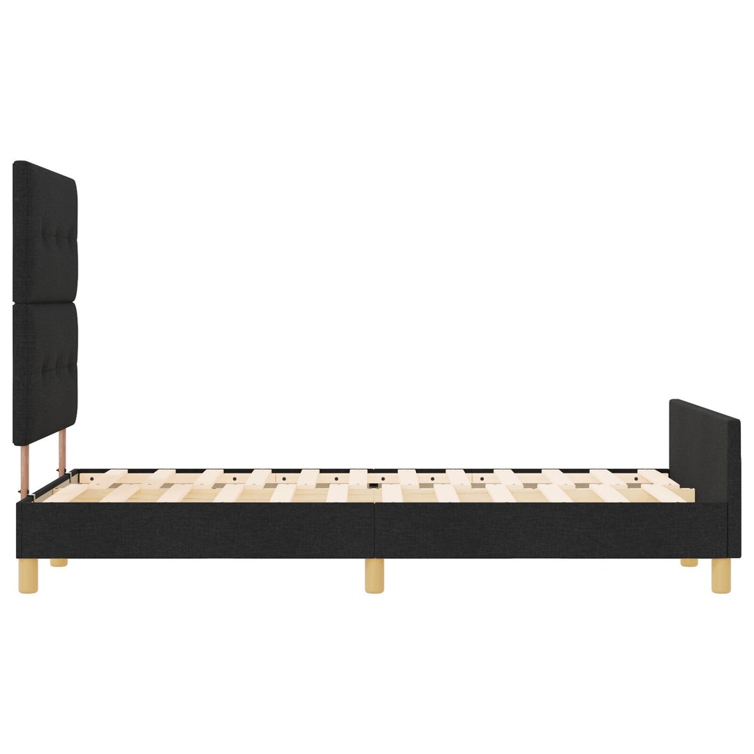Sengestel Sort 120x190 cm Stof