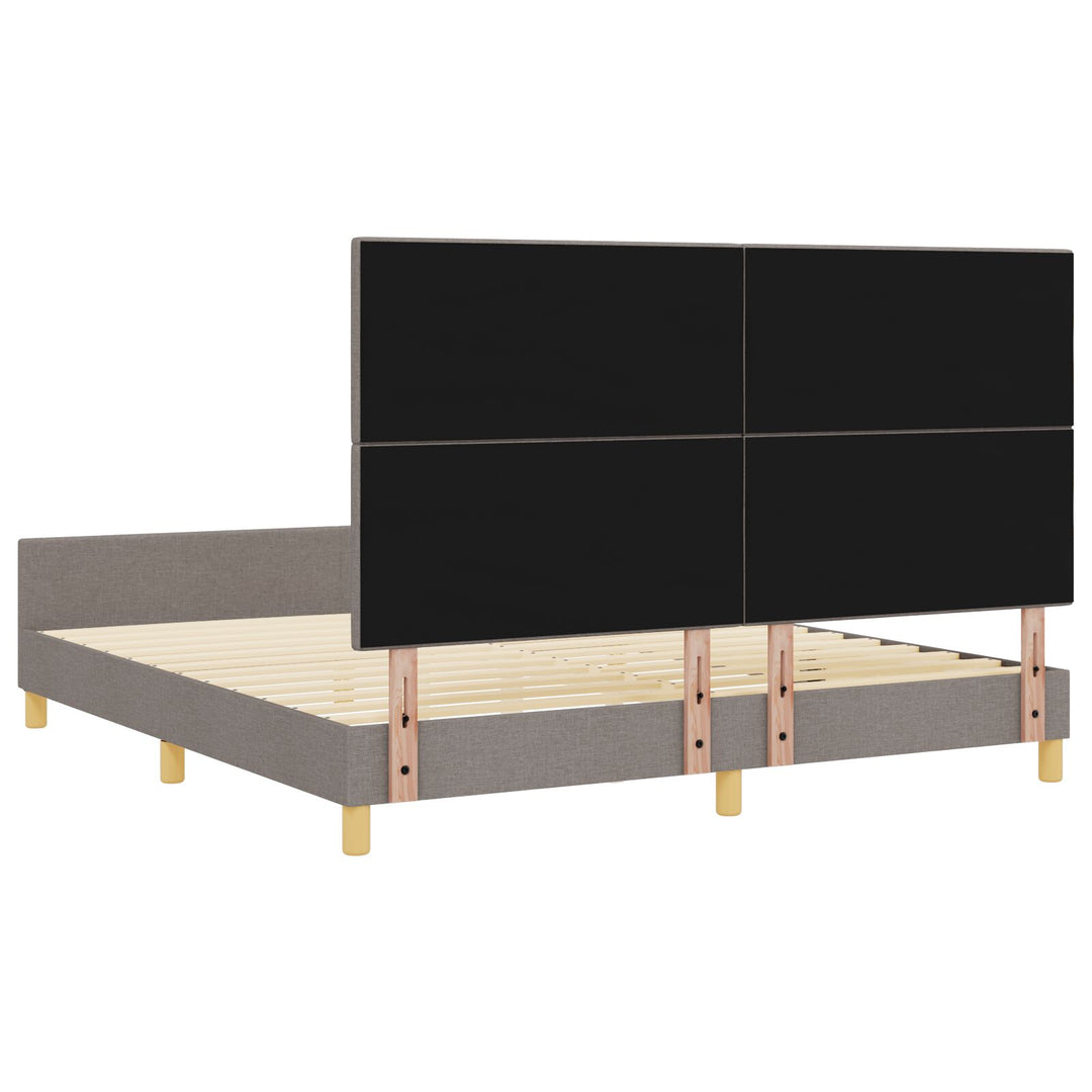 Sengestel Taupe 180x200 cm Stof