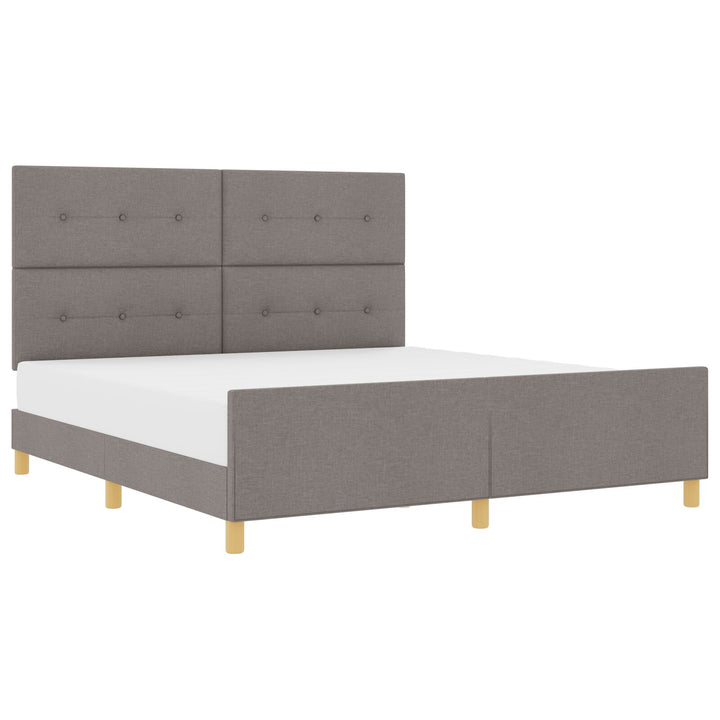 Sengestel Taupe 180x200 cm Stof