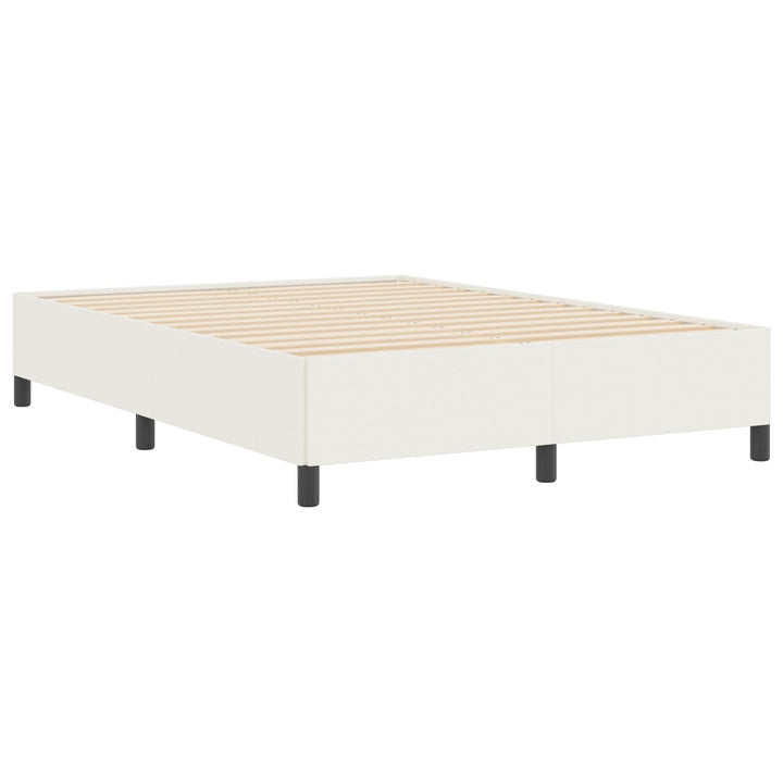 Sengestel Creme 160x200 cm Corduroy Stof