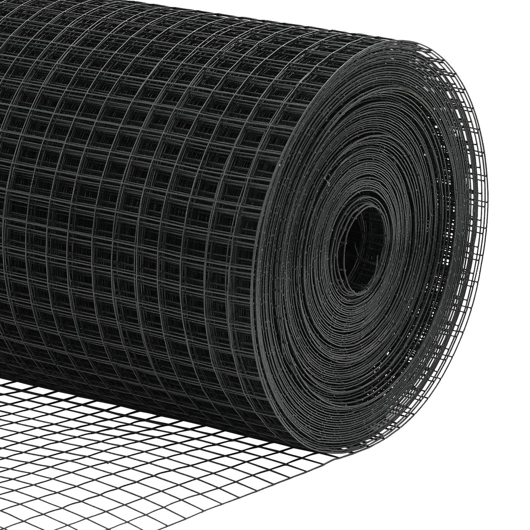 Welded Wire Fence med 7 Poster Grå 1.4x50 m Stål