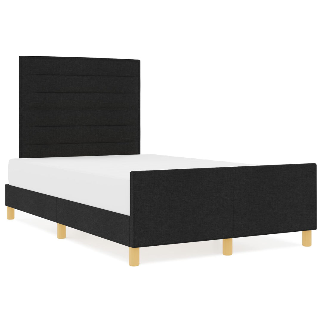 Sengestel Sort 120x190 cm Stof