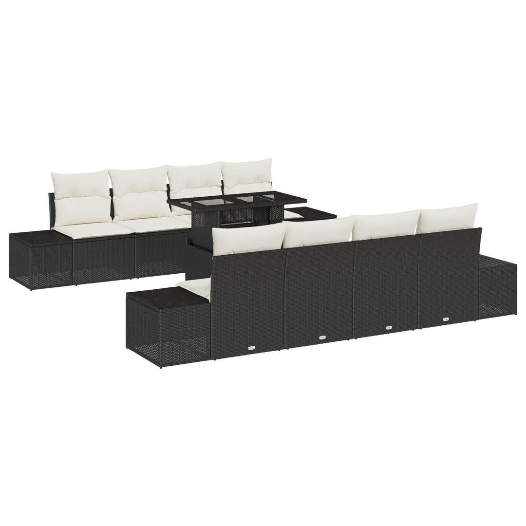 Have Sofa Sæt 7 Dele Beige Poly Rattan Have Sofa Sæt