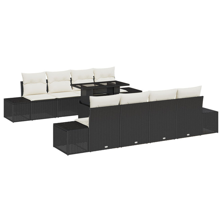 Have Sofa Sæt 7 Dele Beige Poly Rattan Have Sofa Sæt