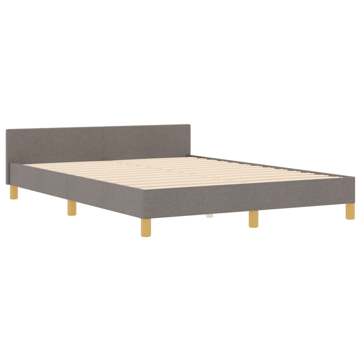 Sengestel Taupe 140x190 cm Stof