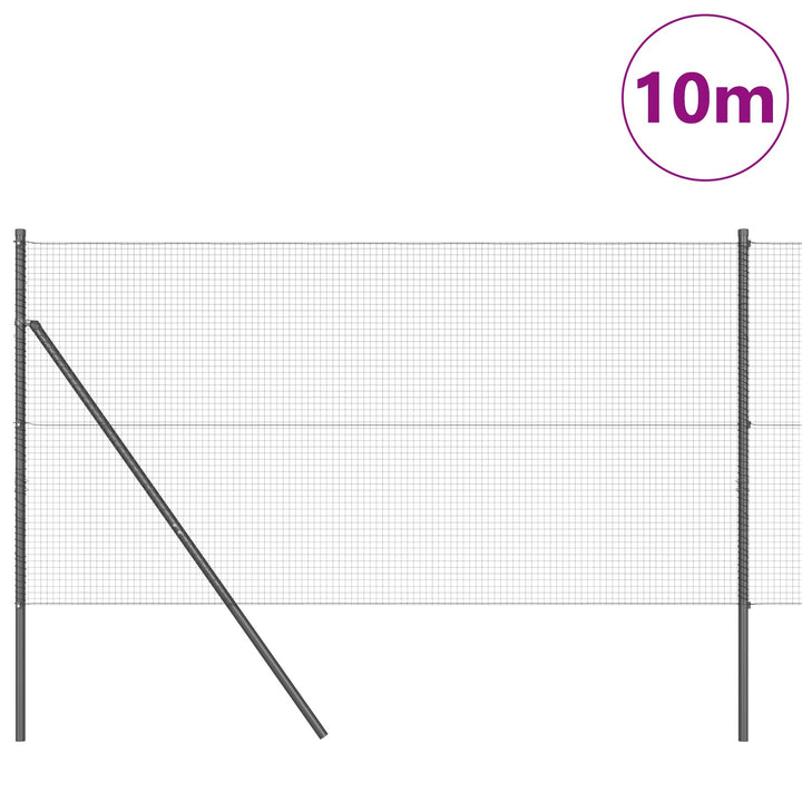 Grå Hejsepost Sæt Sæt af 2 Grå Metal 10 x 1 m Holdbar