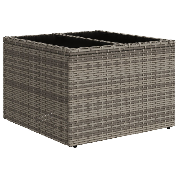 Have Sofa sæt Sæt af 7 Grå Rattan, Polyester Have Sofa sæt