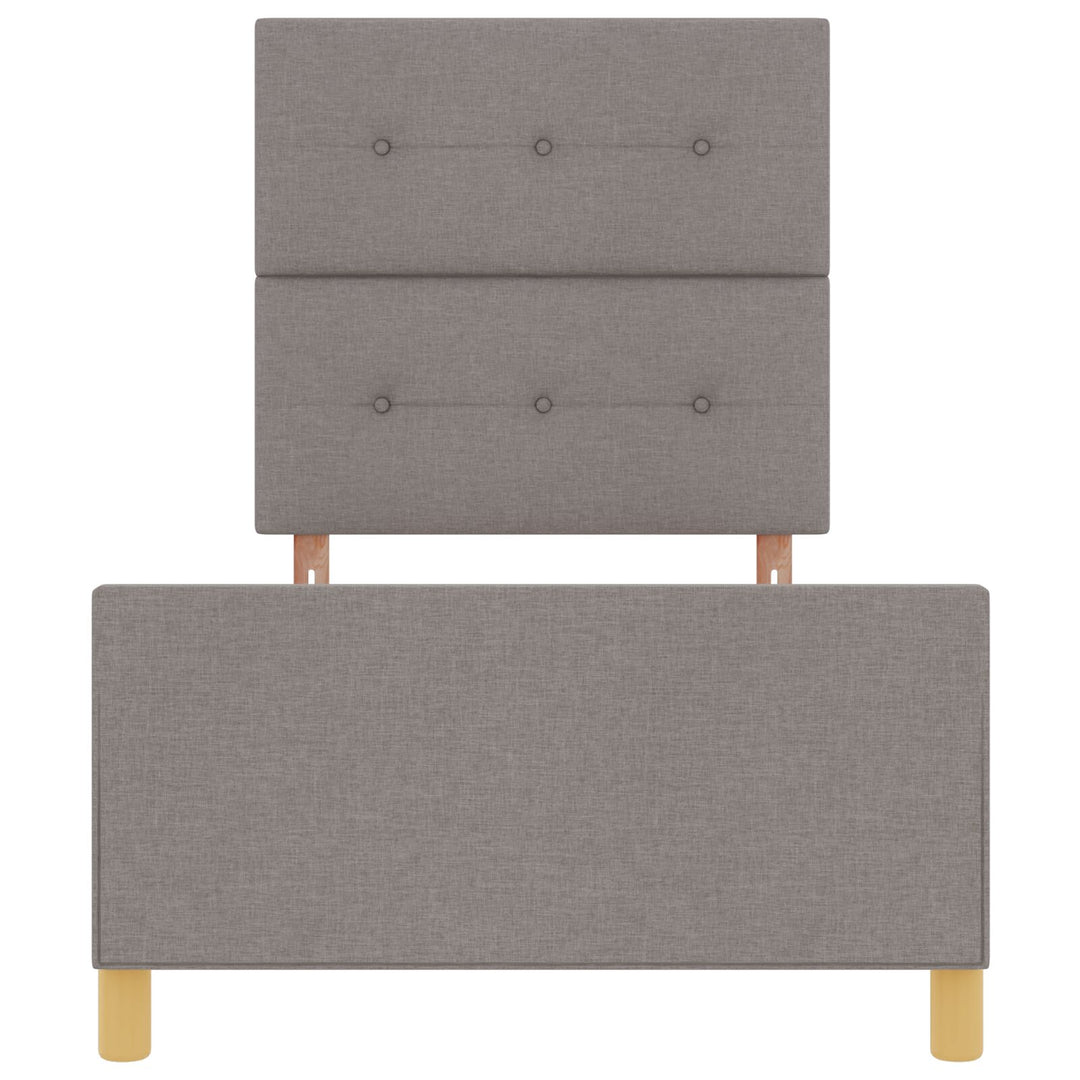 Taupe Sengestel 100x200 cm i Stof