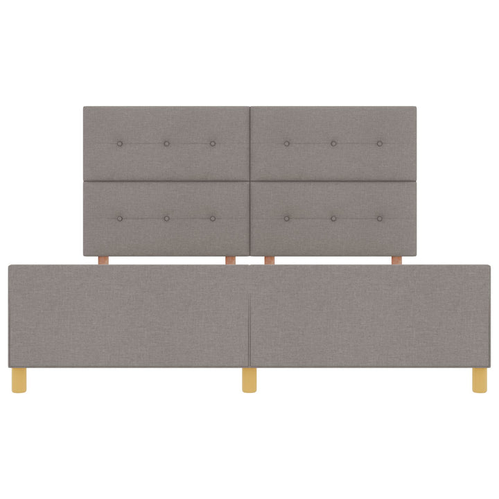 Sengestel Taupe 180x200 cm Stof