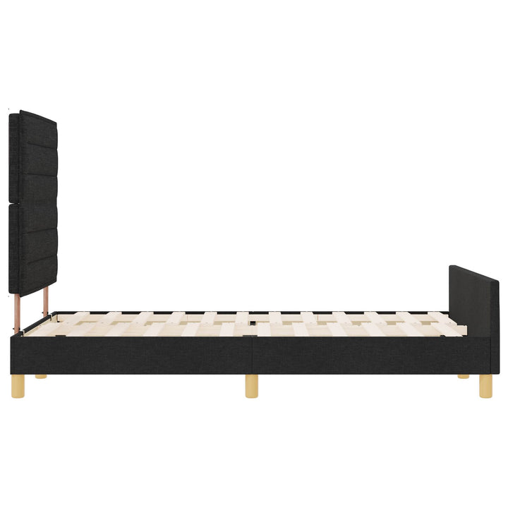 Sengestel Sort 120x190 cm Stof