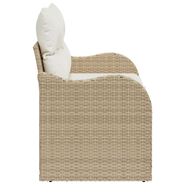 2-personers have sofa med opbevaring og puder Beige poly rattan