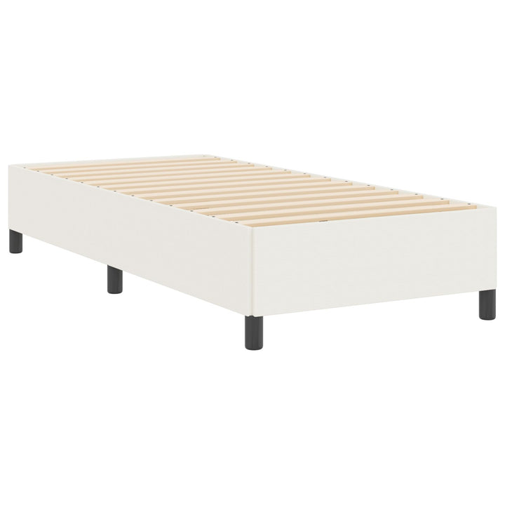Sengestel Creme 80x200 cm Corduroy Stof