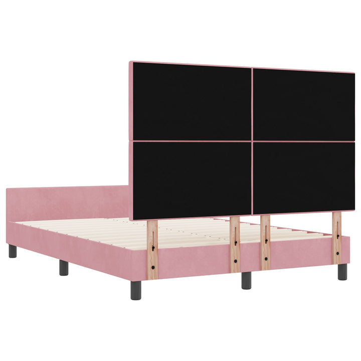 Sengestel Pink 140x200 cm Velvet