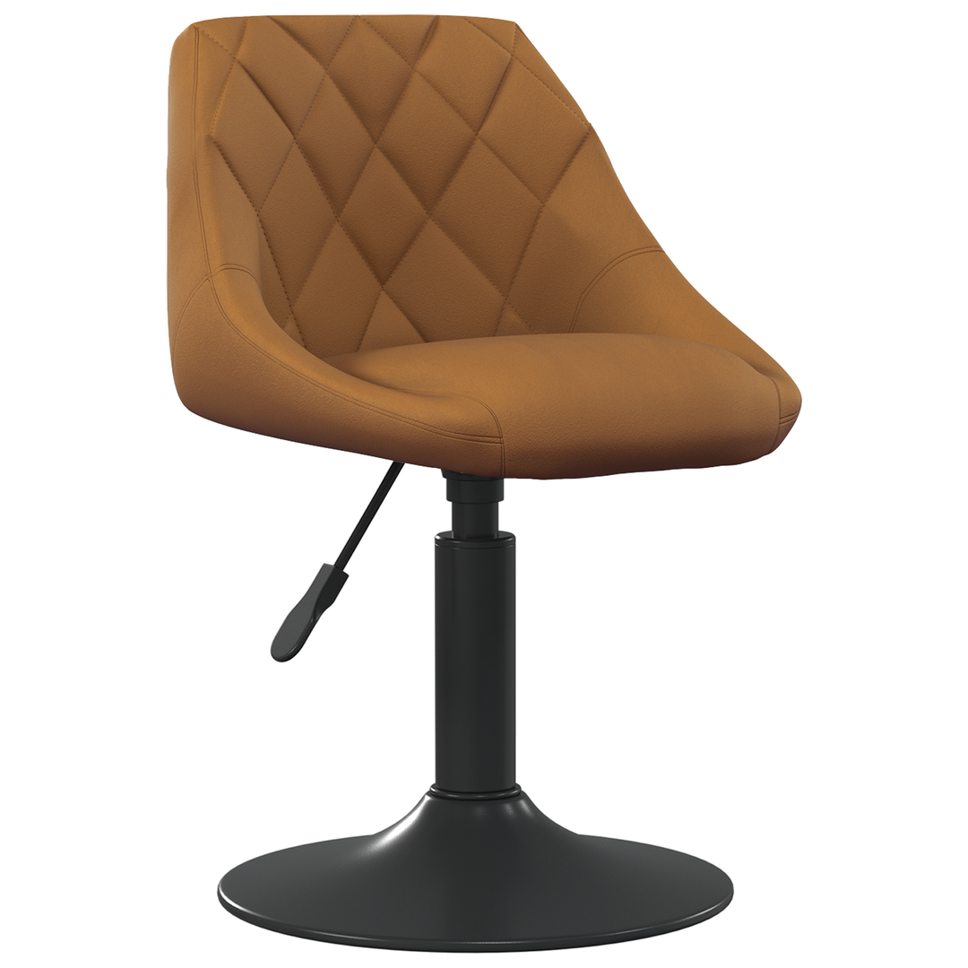 Svingstole til spisebord 2 pcs Brun 46 x 44 x 77.5 cm