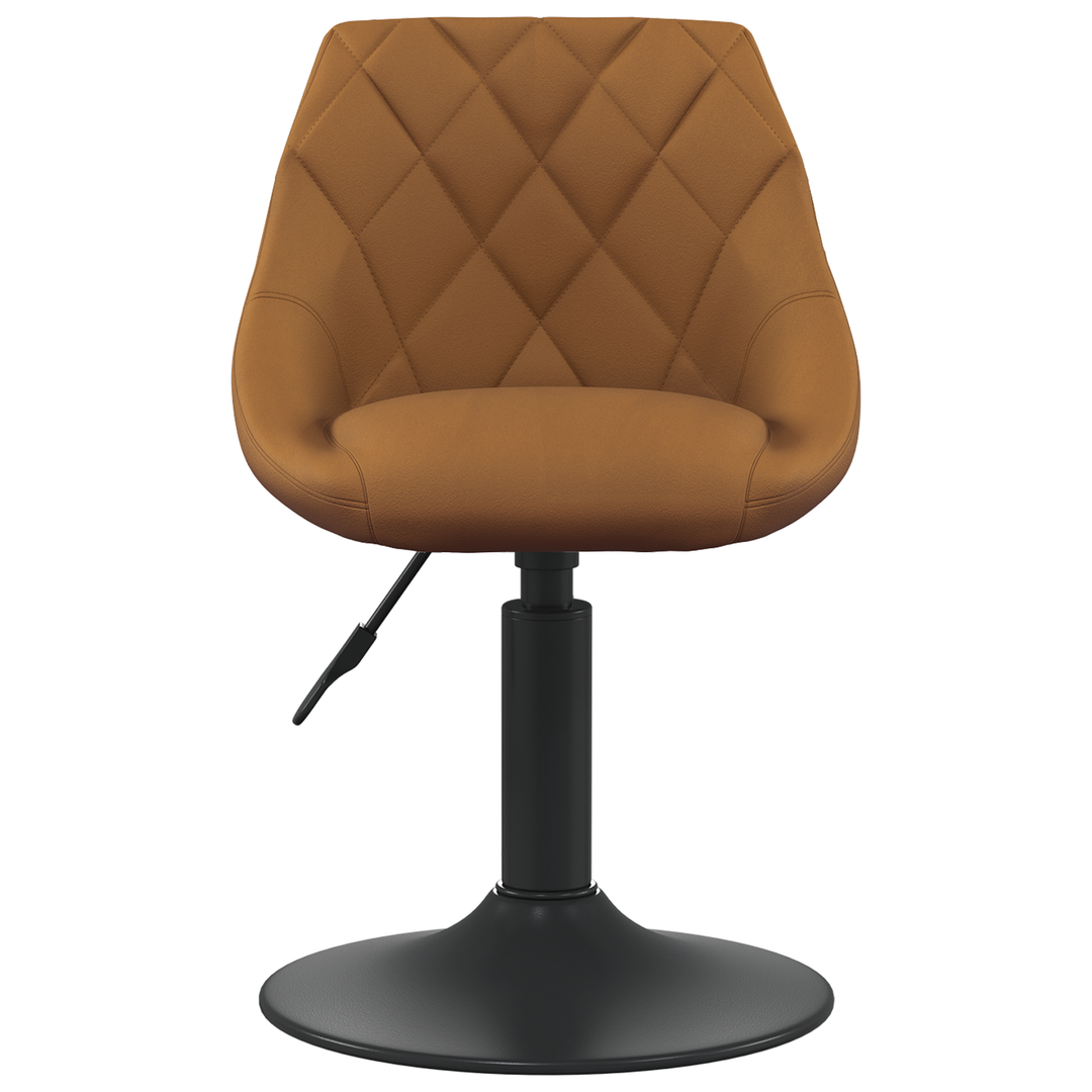 Svingstole til spisebord 2 pcs Brun 46 x 44 x 77.5 cm