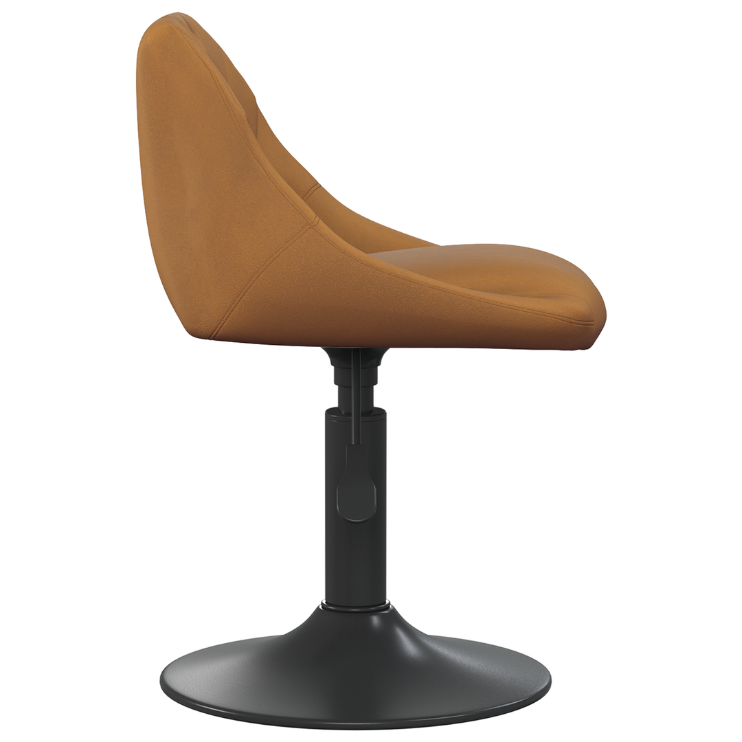Svingstole til spisebord 2 pcs Brun 46 x 44 x 77.5 cm