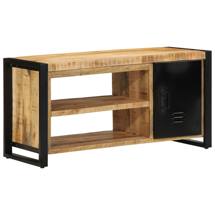 Skobænk Brun 100 x 40 x 50 cm Massivt mangotræ