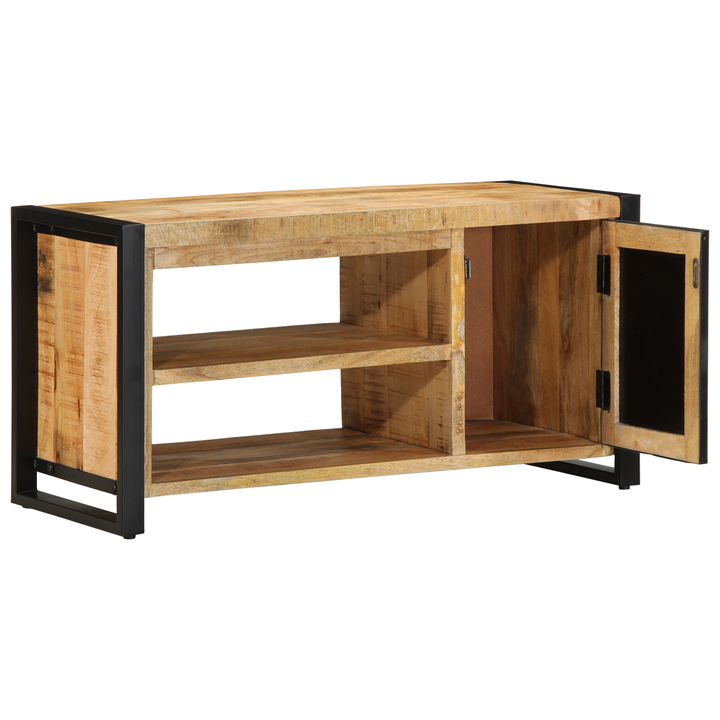 Skobænk Brun 100 x 40 x 50 cm Massivt mangotræ