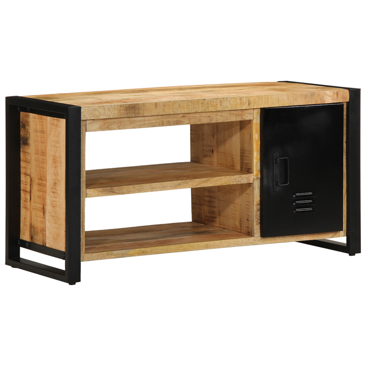 Skobænk Brun 100 x 40 x 50 cm Massivt mangotræ
