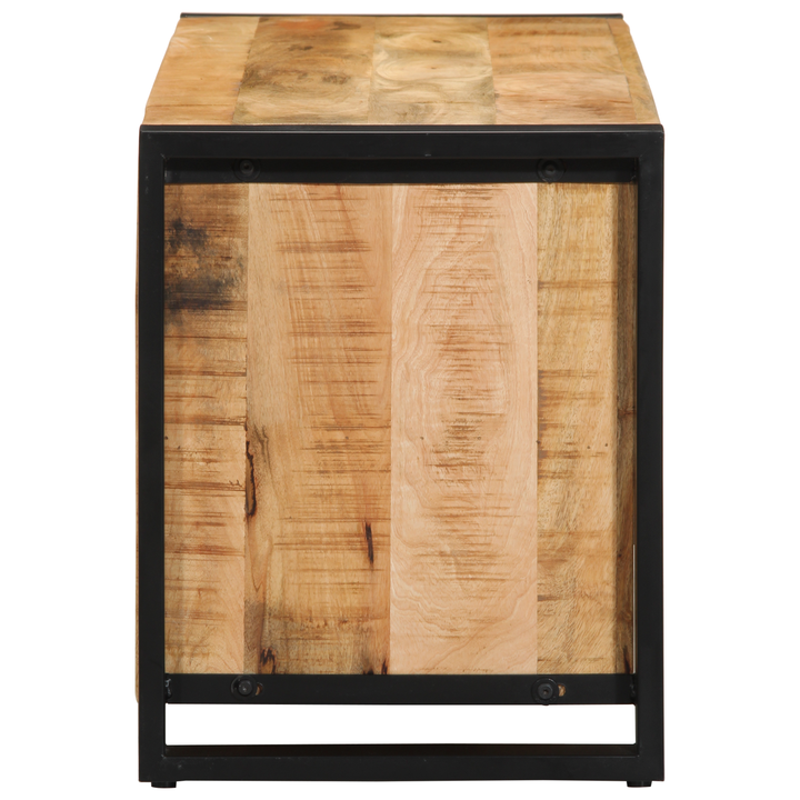 Skobænk Brun 100 x 40 x 50 cm Massivt mangotræ