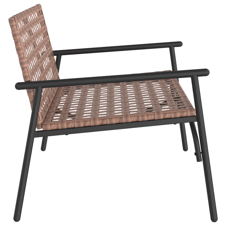 Have Stol Sort 113 x 79 x 75cm polyrattan