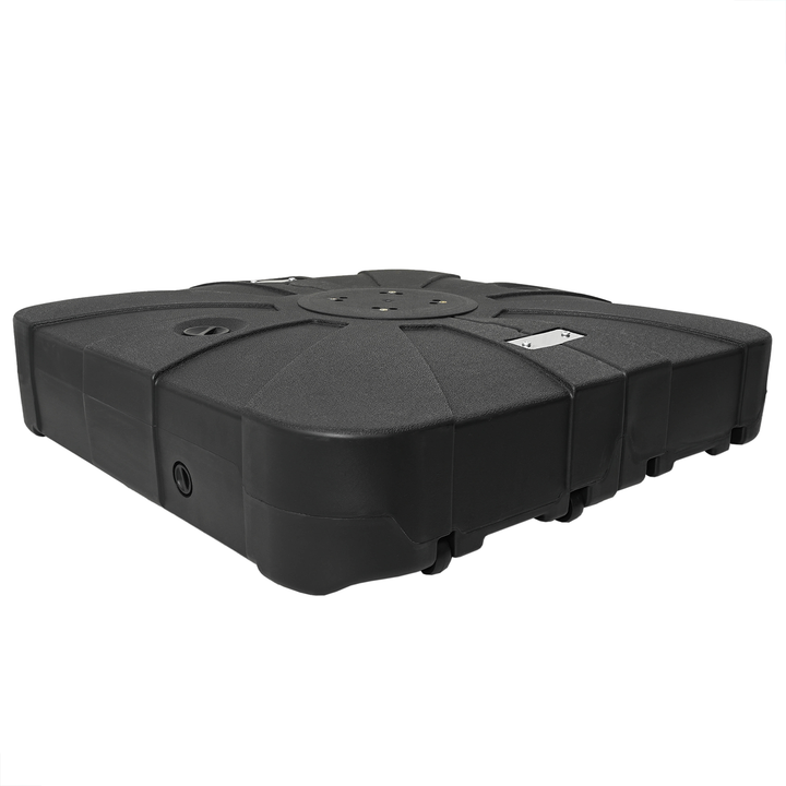 Cantilever Parasol Base Sæt 2 pcs Sort 88 x 88 x 19 cm Plastik