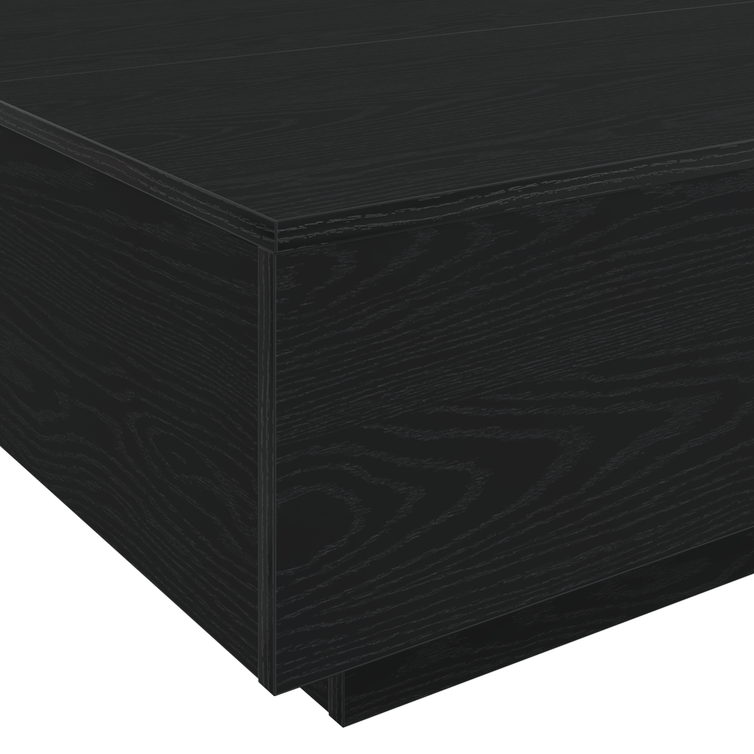 Sofabord Sort eg 80 x 80 x 31 cm Konstrueret træ