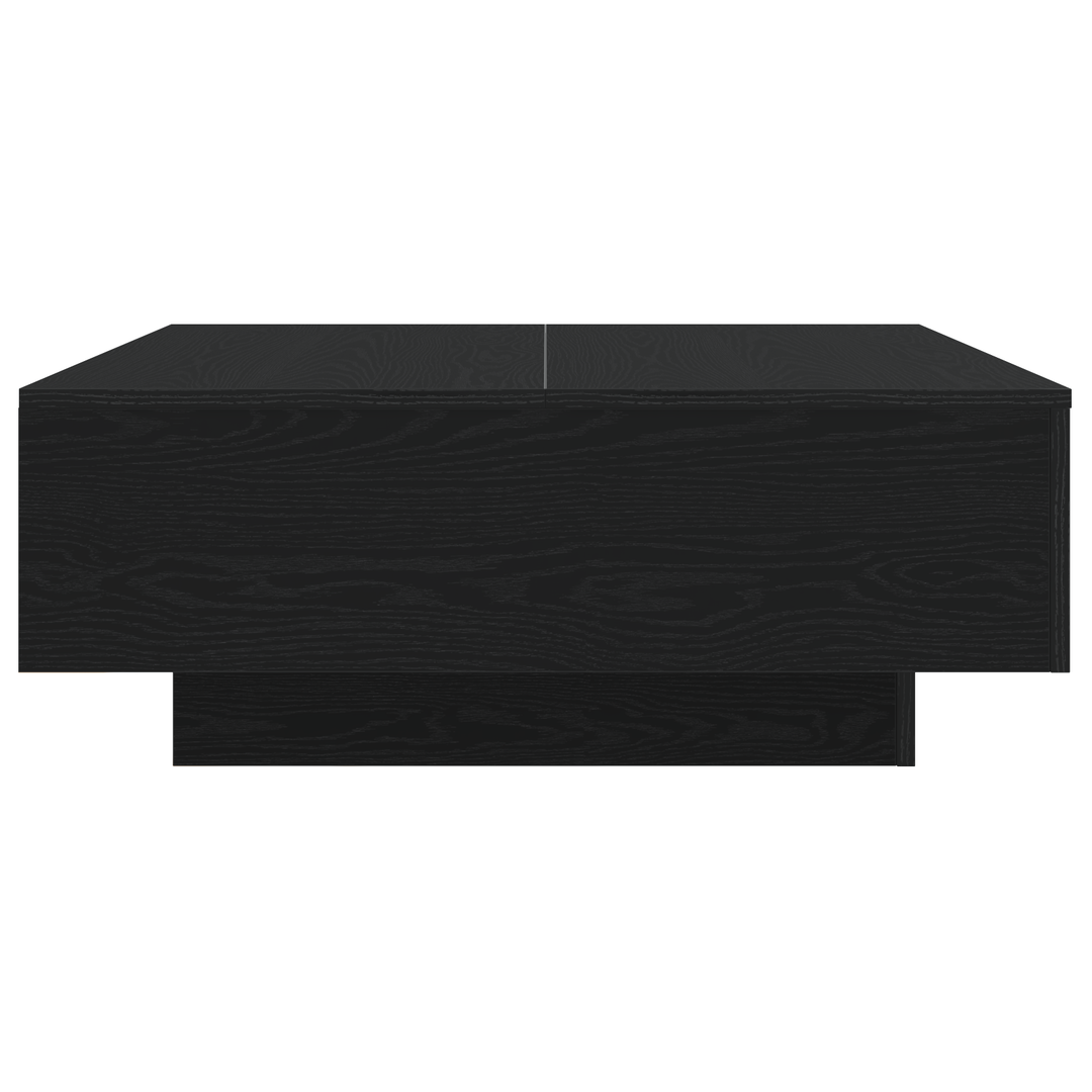 Sofabord Sort eg 80 x 80 x 31 cm Konstrueret træ