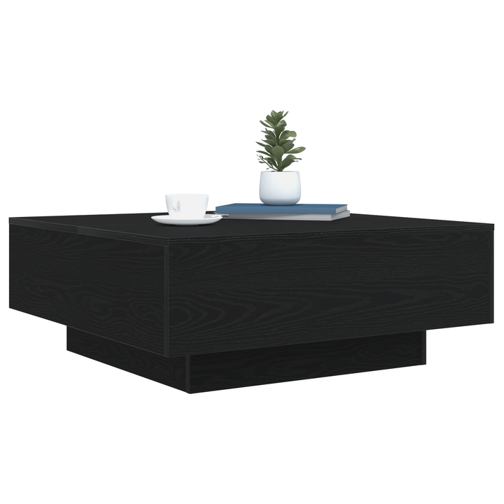 Sofabord Sort eg 80 x 80 x 31 cm Konstrueret træ